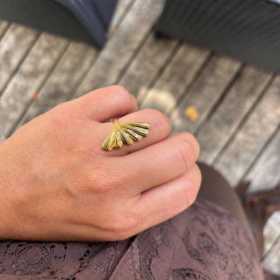Wolff Jewelry Tempy Ring Ringe 18 karat guldbelagt
