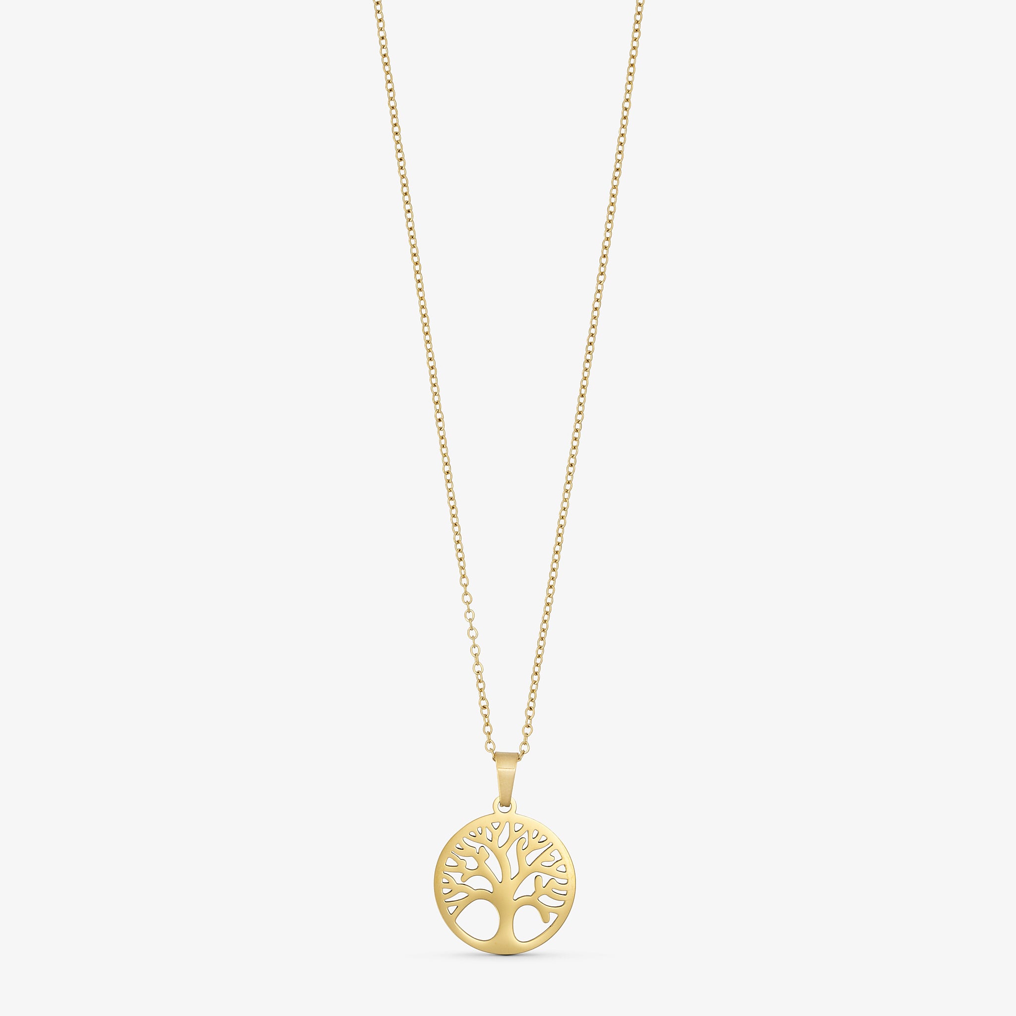 Wolff Jewelry Tree of Life Necklace 75cm Halskæder 18 karat guldbelagt