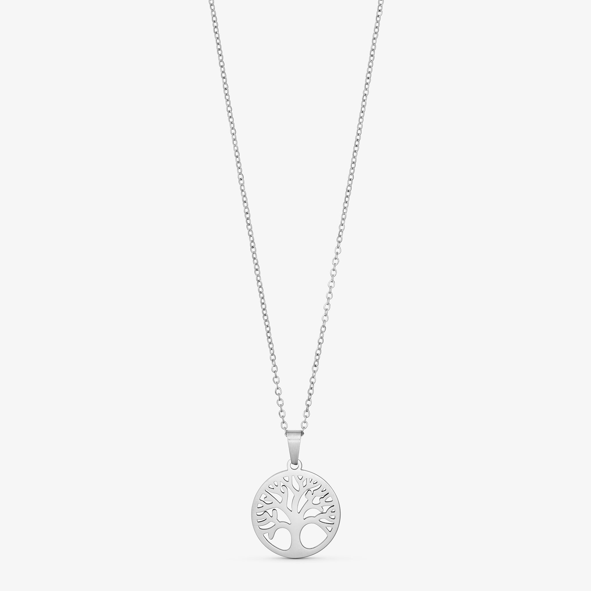 Wolff Jewelry Tree of Life Necklace 75cm Halskæder Sølvfarvet