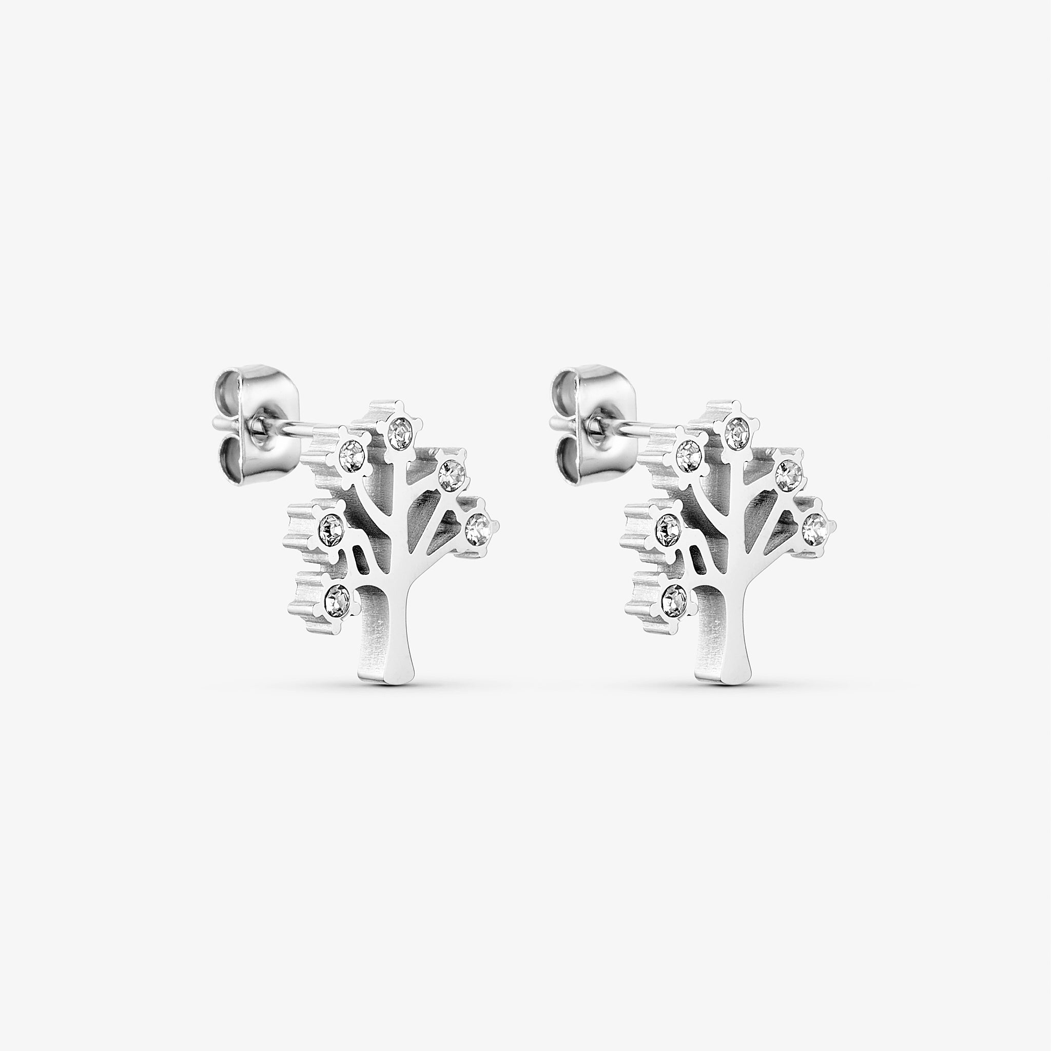 Wolff Jewelry Trilla Earstud Øreringe Sølvfarvet