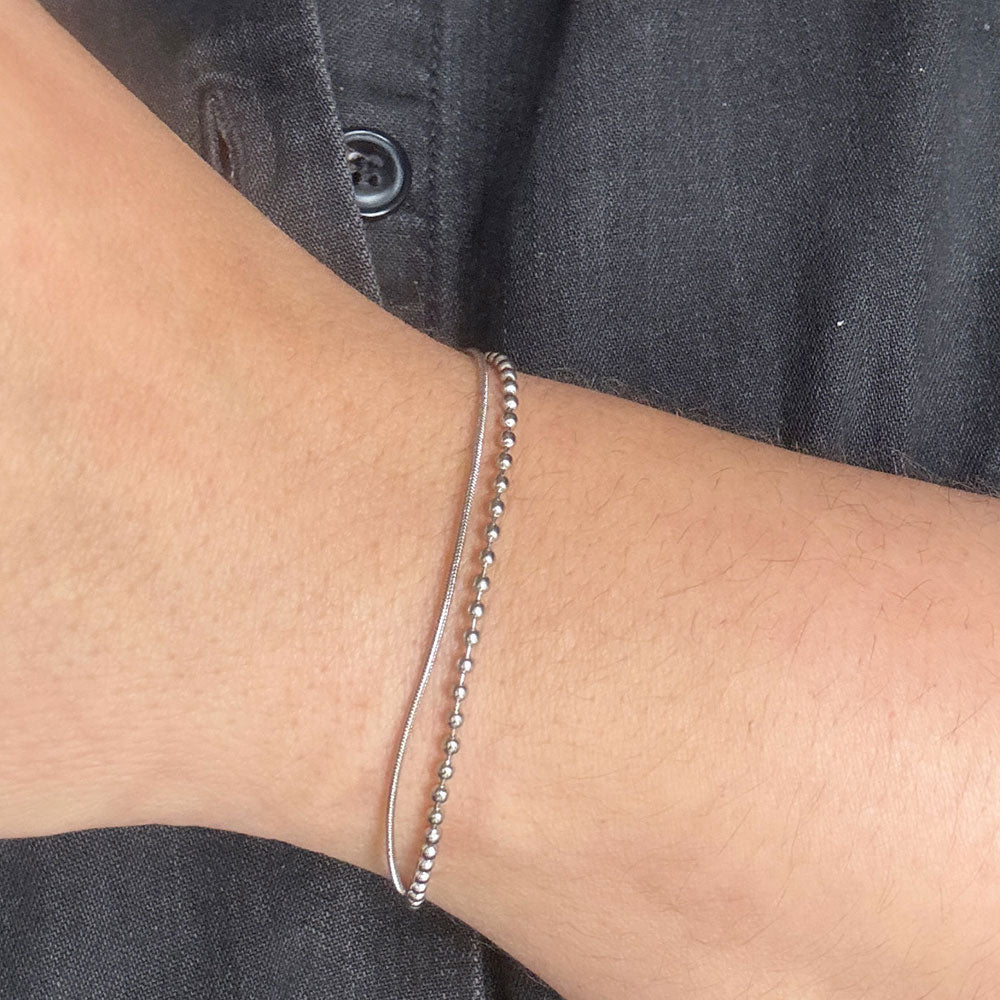 Wolff Jewelry Waga Bracelet Armbånd Sølvfarvet